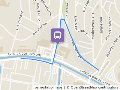 Mapa da parada