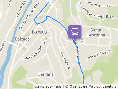 Mapa da parada