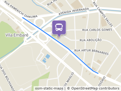 Mapa da parada