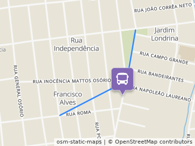 Mapa da parada