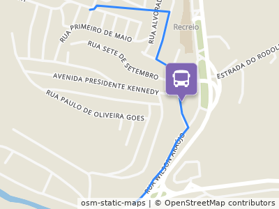 Mapa da parada