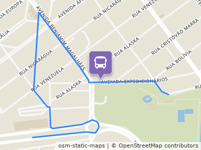 Mapa da parada