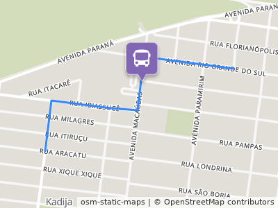 Mapa da parada