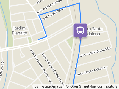 Mapa da parada