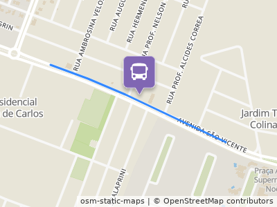 Mapa da parada