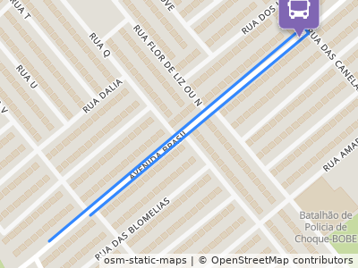 Mapa da parada