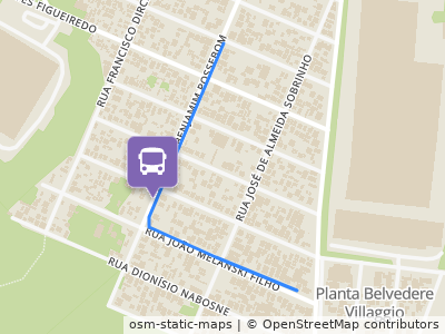Mapa da parada