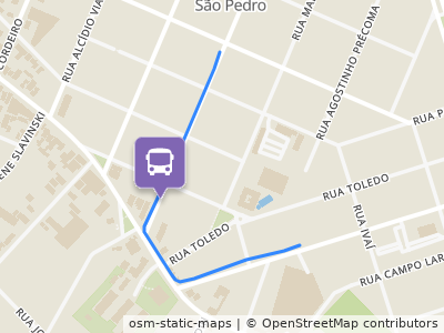 Mapa da parada