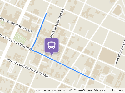 Mapa da parada