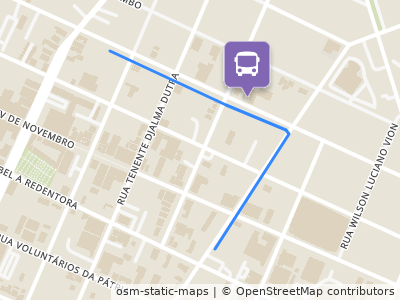 Mapa da parada