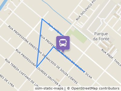 Mapa da parada