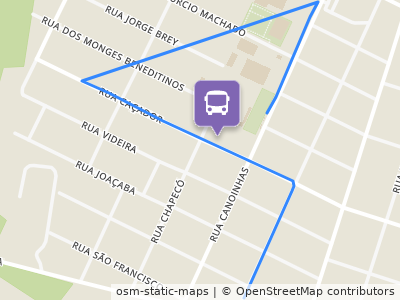 Mapa da parada