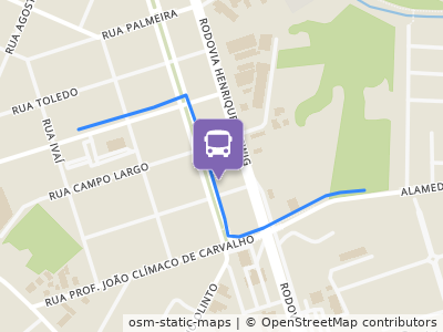 Mapa da parada