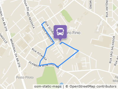 Mapa da parada