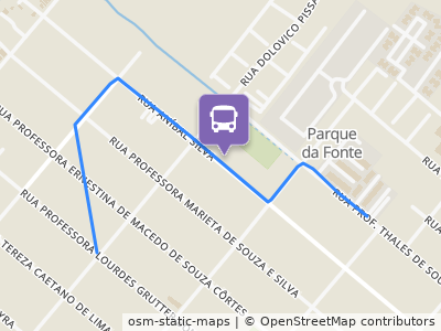 Mapa da parada