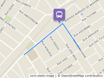 Mapa da parada