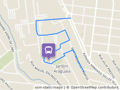 Mapa da parada