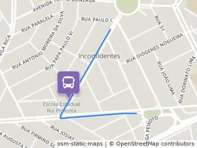 Mapa da parada