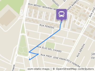Mapa da parada