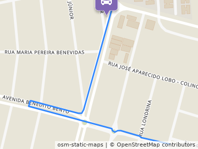 Mapa da parada