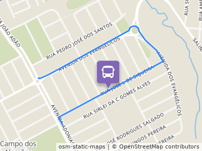 Mapa da parada