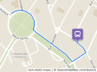 Mapa da parada