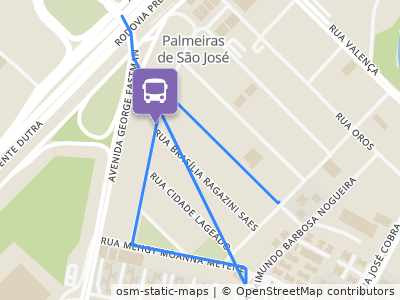 Mapa da parada