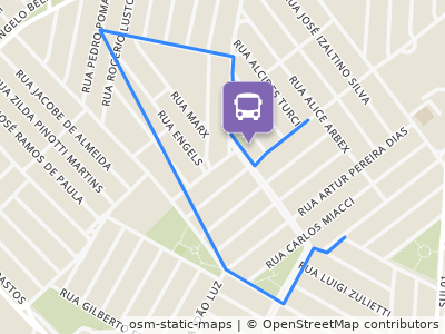 Mapa da parada