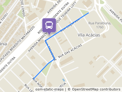 Mapa da parada