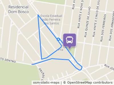 Mapa da parada
