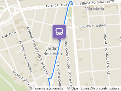 Mapa da parada