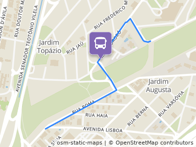 Mapa da parada