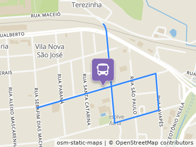 Mapa da parada