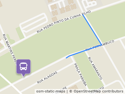 Mapa da parada