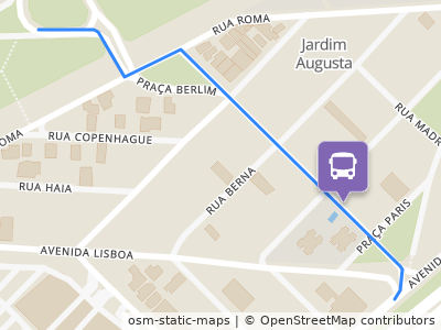 Mapa da parada