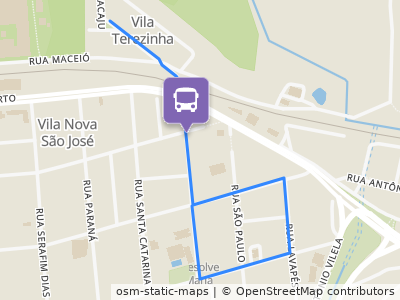 Mapa da parada