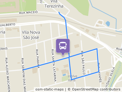 Mapa da parada