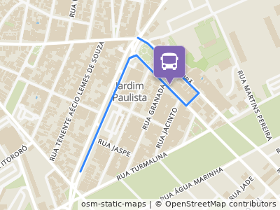 Mapa da parada