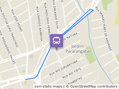 Mapa da parada