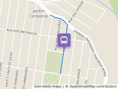 Mapa da parada