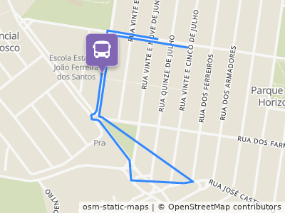 Mapa da parada
