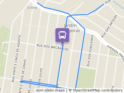 Mapa da parada