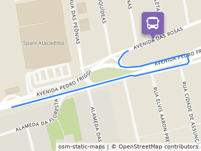 Mapa da parada
