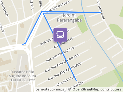 Mapa da parada