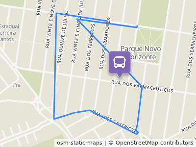 Mapa da parada