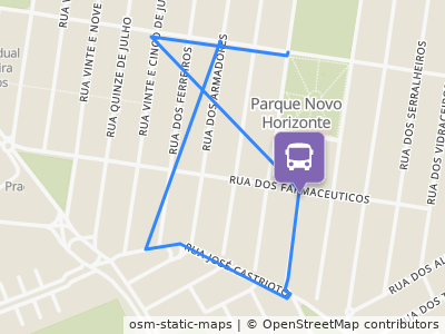 Mapa da parada