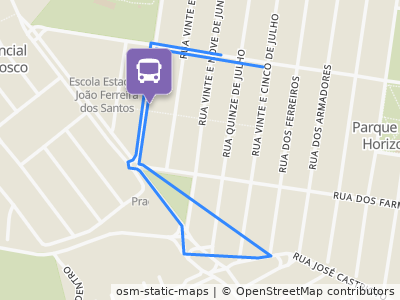Mapa da parada