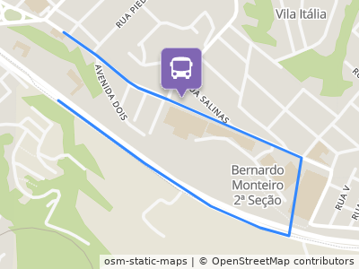 Mapa da parada