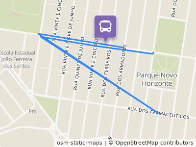 Mapa da parada