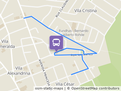 Mapa da parada